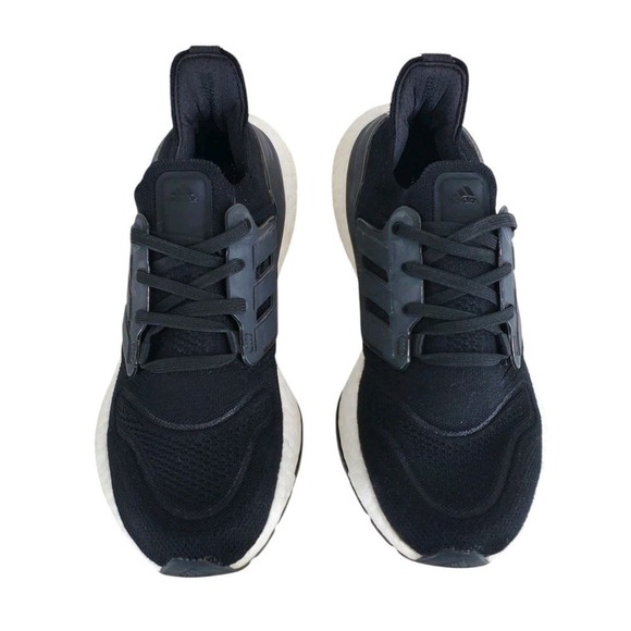 Adidas Ultraboost 22 Running Sneaker Shoes Wmns Sz 6 Black White Lace-Up GX5591 - Picture 10 of 16